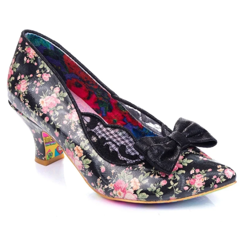 Irregular Choice Damen Marma Mid Heel - Schwarz