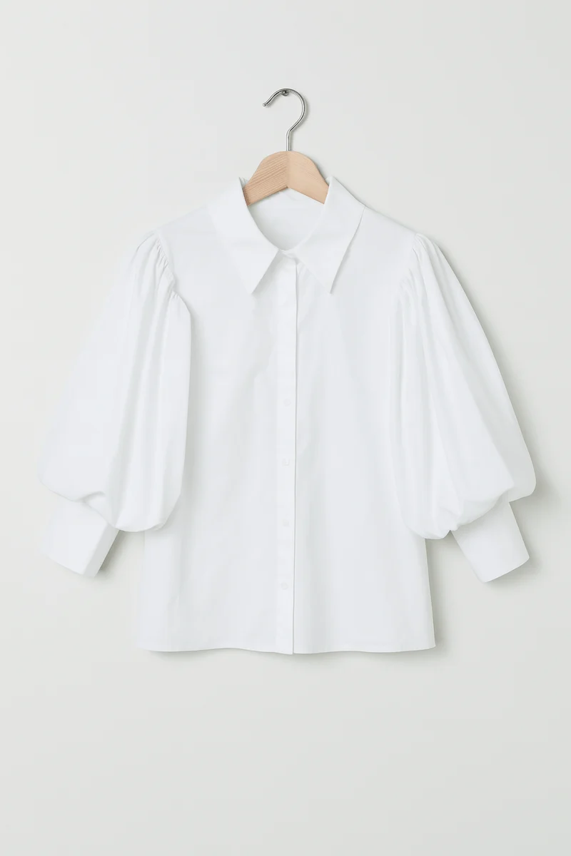 Bluse gestreift Damen | Ballonärmel & Luftiger Komfort
