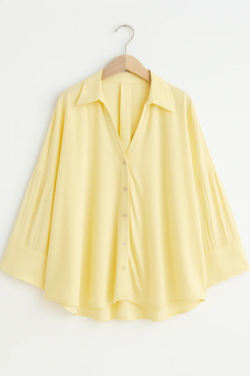 Bluse gestreift Damen | 3/4-Ärmel & Lockerer Schnitt