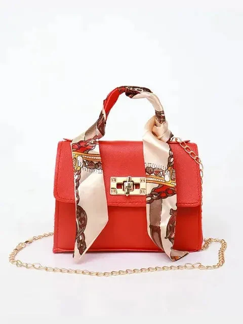 Handtasche Damen | Kettenriemen & Eleganter Drehverschluss