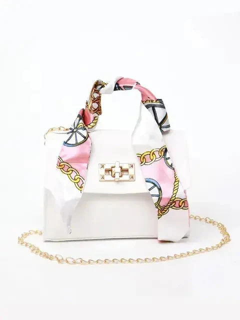 Handtasche Damen | Kettenriemen & Eleganter Drehverschluss