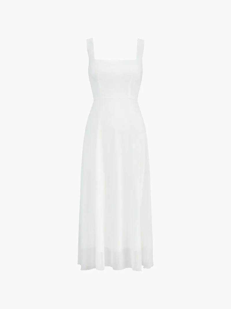 Midikleid Damen | A-Linie & Figurbetonte Taille