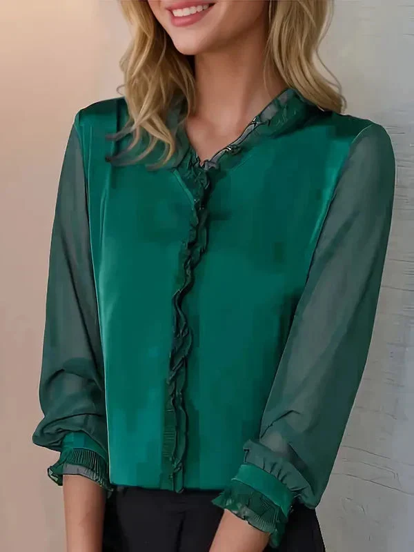 Bluse Damen | Rüschen & Elegant