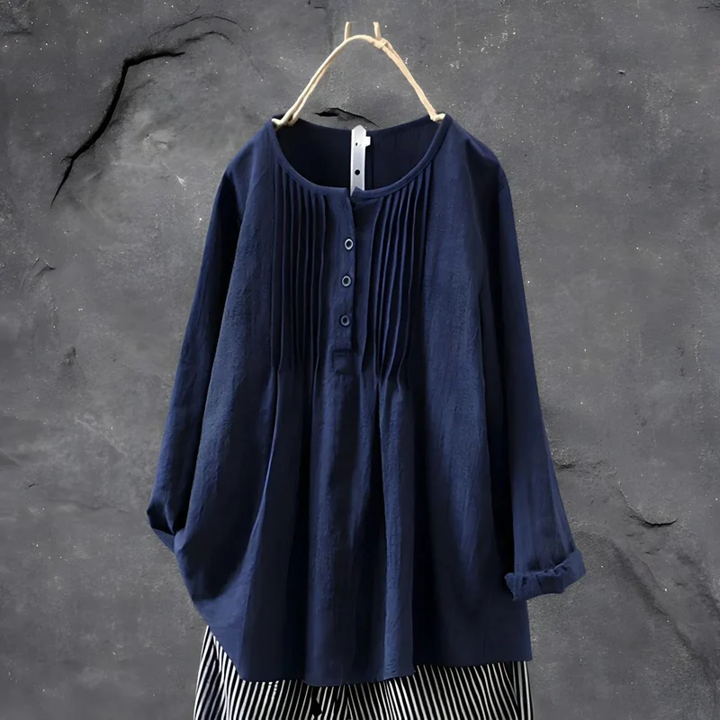 Bluse Damen | Faltenwurf & Lässig