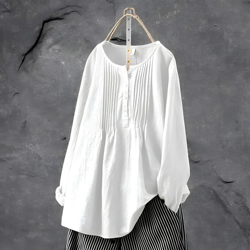 Bluse Damen | Faltenwurf & Lässig