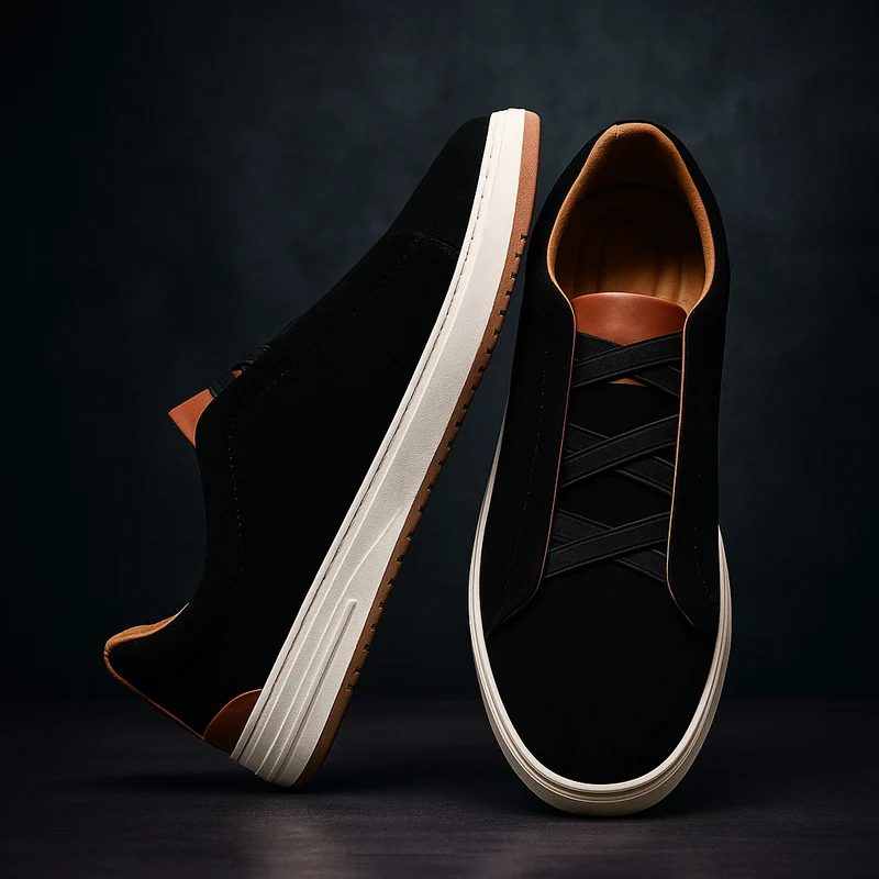 Adrian | Herren Leder Sneaker Lupo im modernen Casual-Design