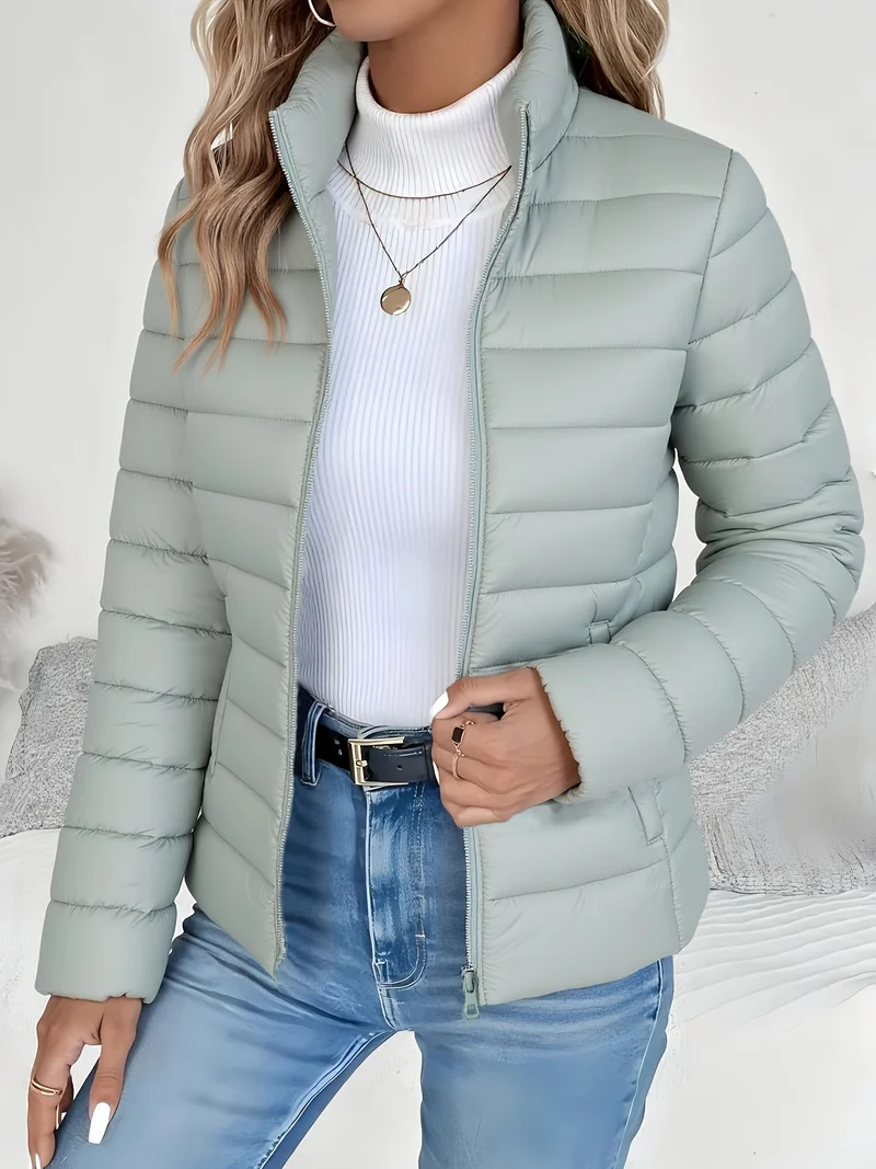 Übergangsjacke Damen | Stehkragen & Leichte Wärme