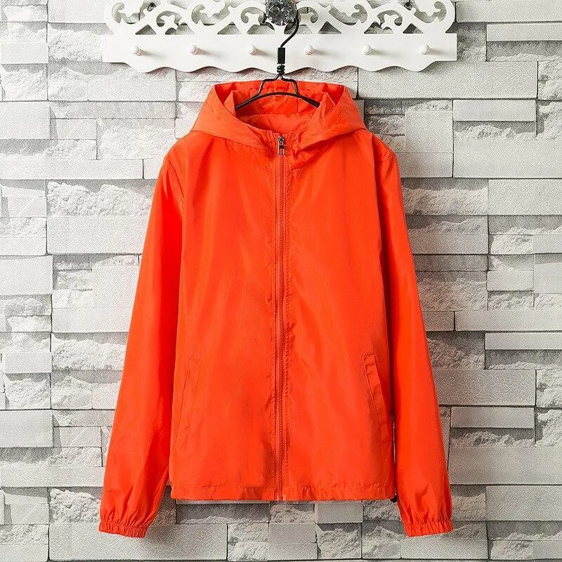 Übergangsjacke Damen | Regenjacke Damen | Kapuze & Kordelzug gegen Wind