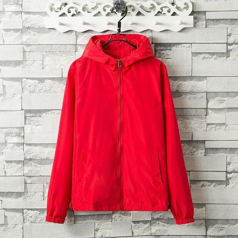 Übergangsjacke Damen | Regenjacke Damen | Kapuze & Kordelzug gegen Wind