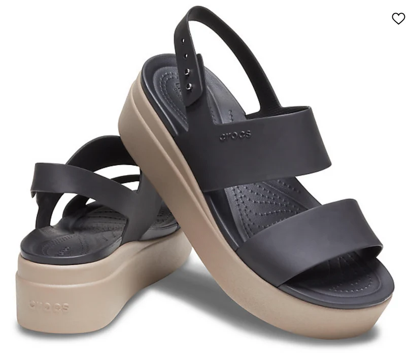 Crocs Damen Brooklyn Low Wedge – Schwarz