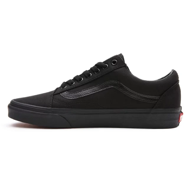 VANS Unisex Old Skool Classic Canvas-Schuhe – Schwarz