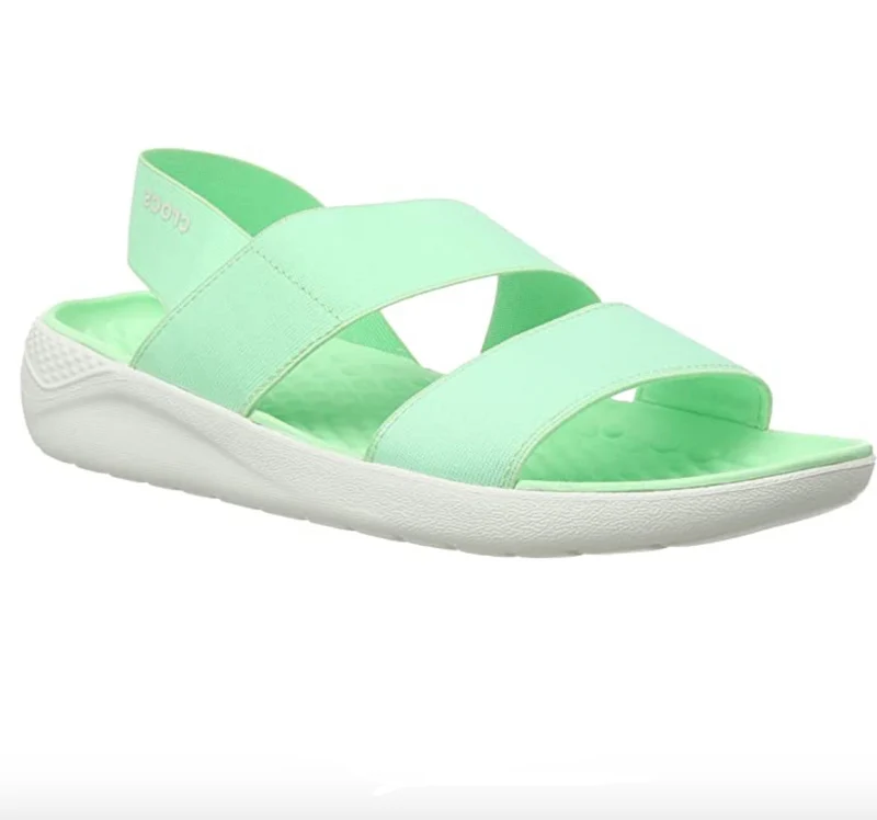 Crocs - Lite Ride Stretch-Sandale – Grün Neo Mint