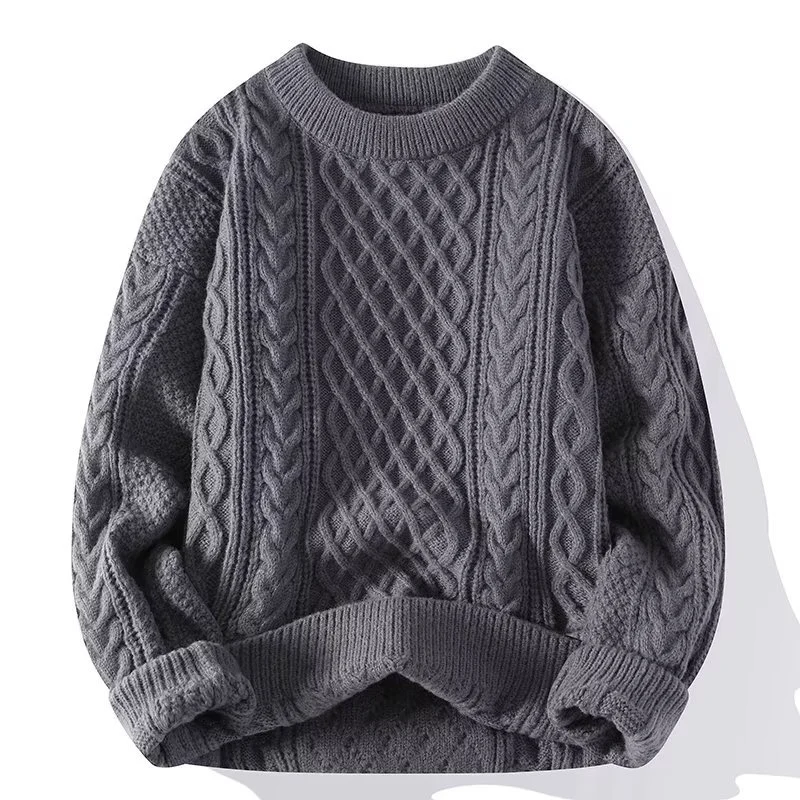Emma | Damen Frühjahrs Strukturierter Rundhals-Pullover