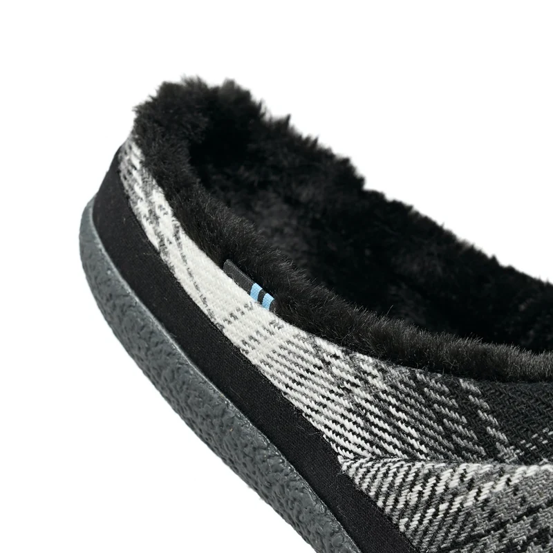 Toms-Ivy-Black-Plaid-bow-Damenpantoffeln