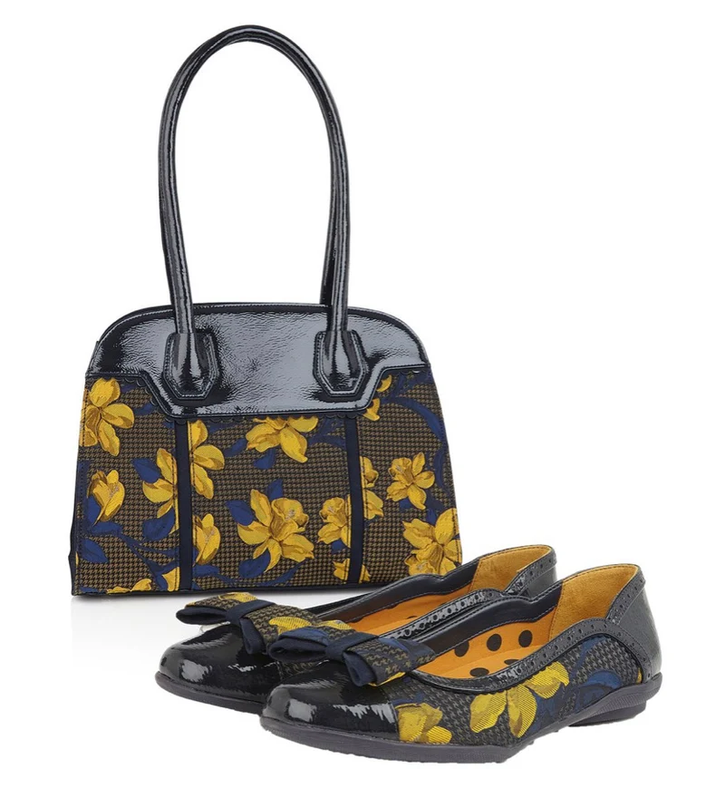Ruby-Shoo-Amber-Navy-Senf-Ballerina-Pumps
