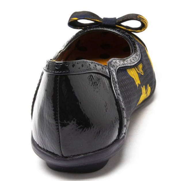 Ruby-Shoo-Amber-Navy-Senf-Ballerina-Pumps