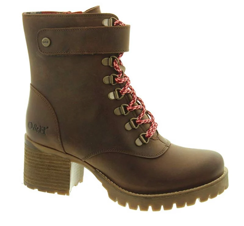 Oak & Hyde Damen Kensington Jungle Ankle Boot – Braun