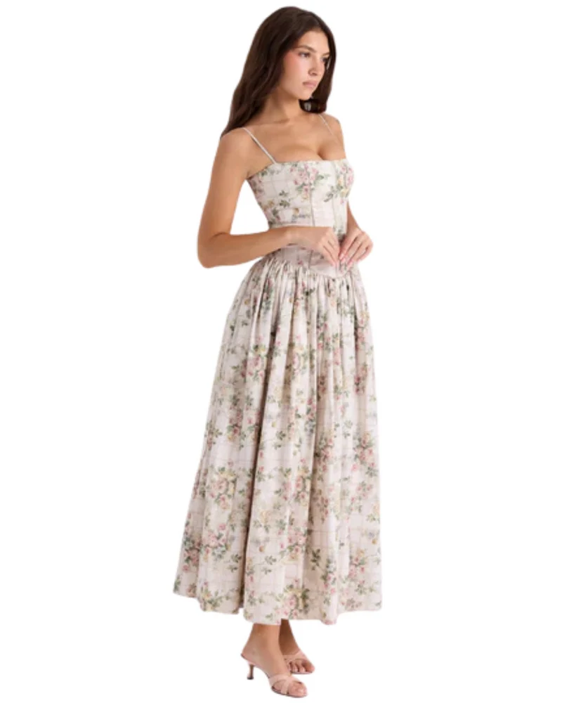Carina | Vintage Kleid mit eleganter Schleifendetail