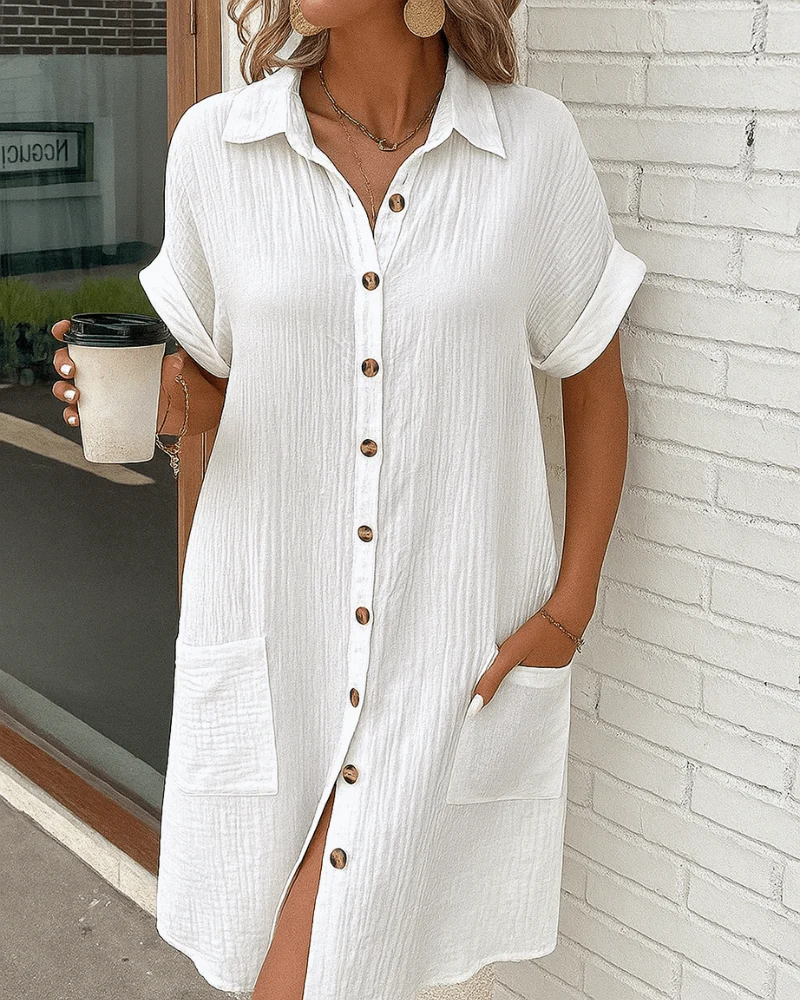 Romy | Bequemes Kleid mit stilvoller Silhouette