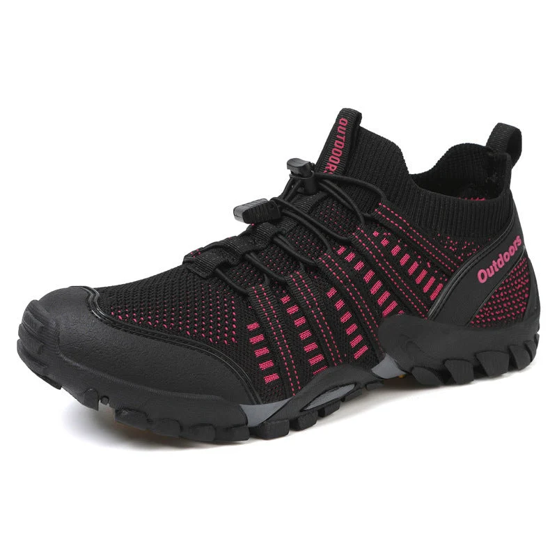 Wanderschuhe Damen | Elastisches Schnürsystem & Rutschfester Halt