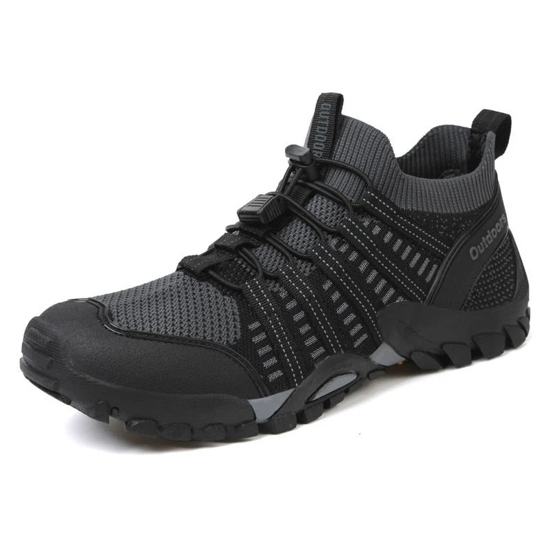 Wanderschuhe Damen | Elastisches Schnürsystem & Rutschfester Halt