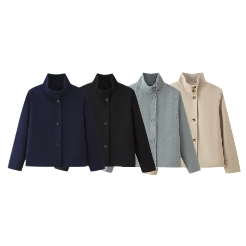 Übergangsjacke Damen | Jacke Damen | Stehkragen für eleganten Schutz