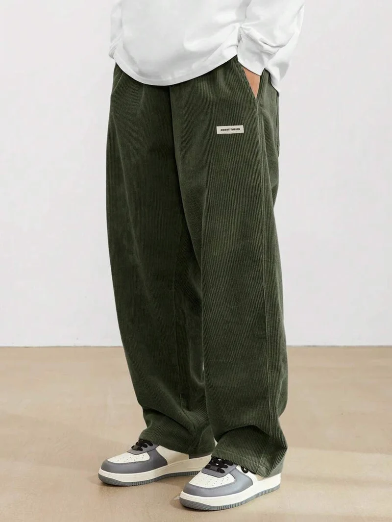 Baggy Hose Herren | Weite Hose Herren | Cleanes Design & Verstellbarer Bund