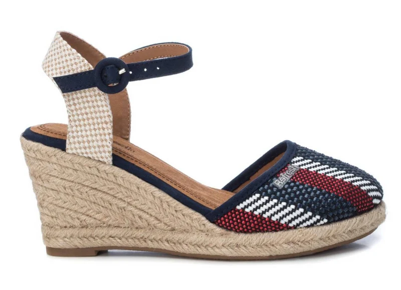 Refresh Keilsandaletten für Damen – Marineblau