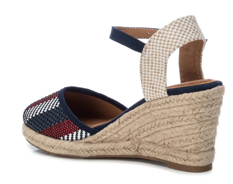 Refresh Keilsandaletten für Damen – Marineblau
