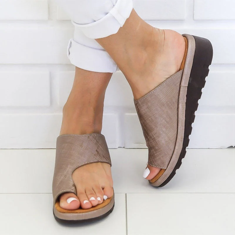 Orthopädische Riemchensandalen Damen | Keilabsatz & Komfort