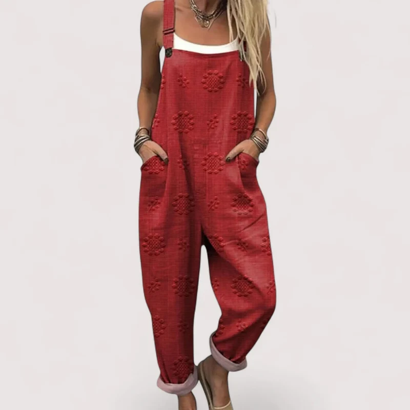Jumpsuit Damen | Latzoverall & Florales Muster