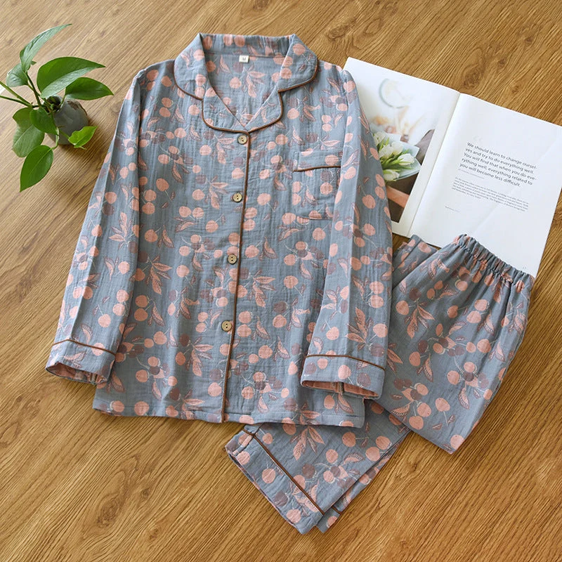 Sommer Pyjama Damen | Blumenprint & Leicht