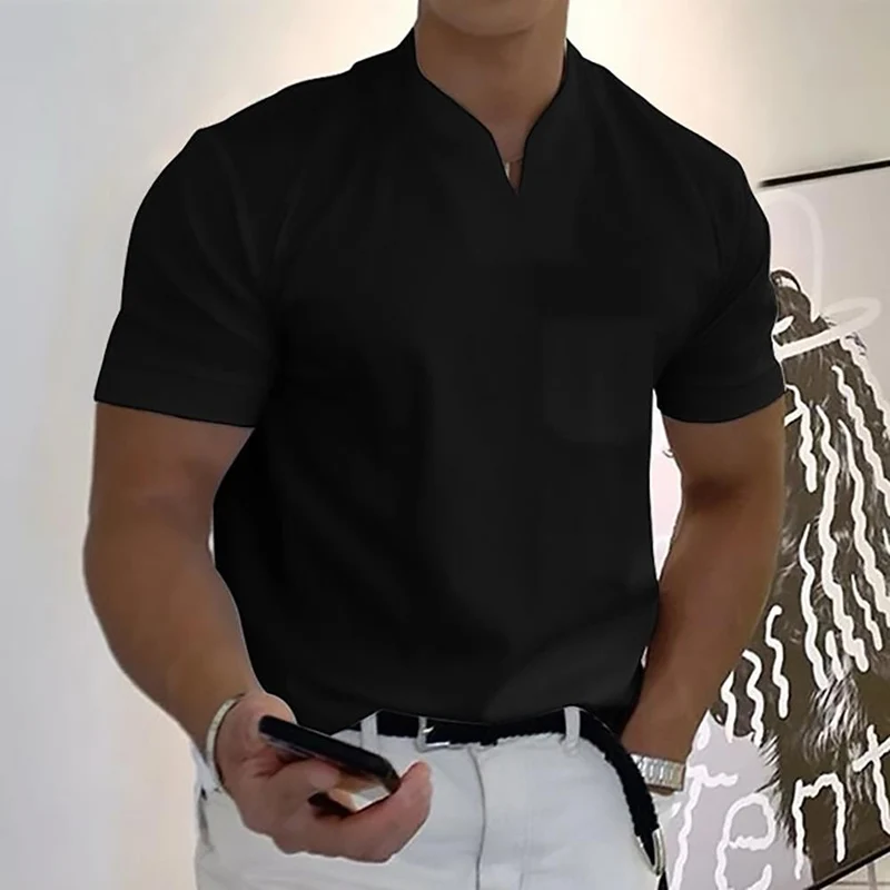 Freizeithemd Herren | Stehkragen & Eleganter Komfort