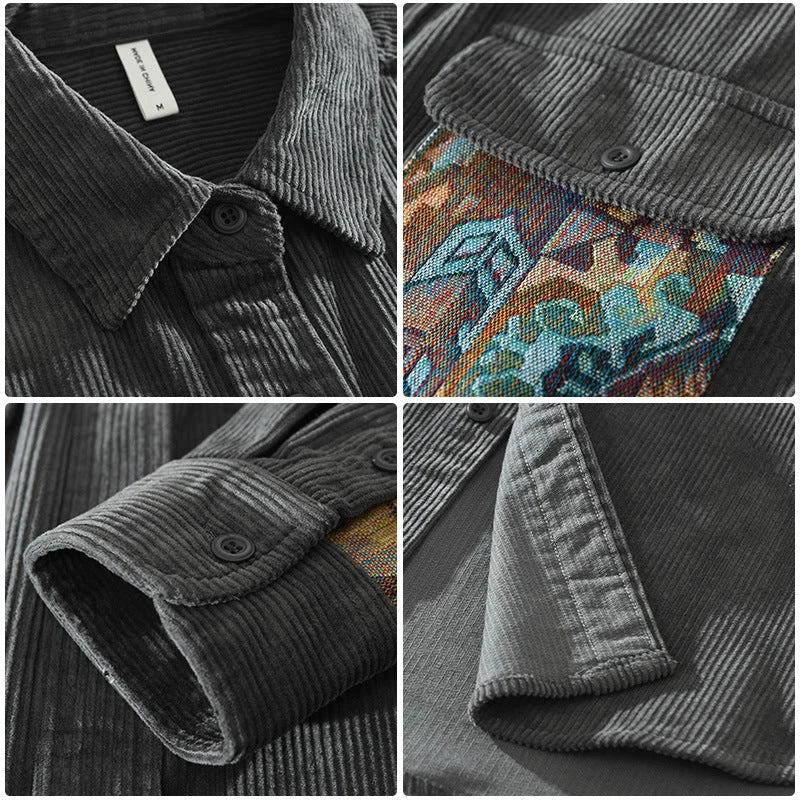 Langarmhemd Herren | Vintage Look & Robuste Verarbeitung