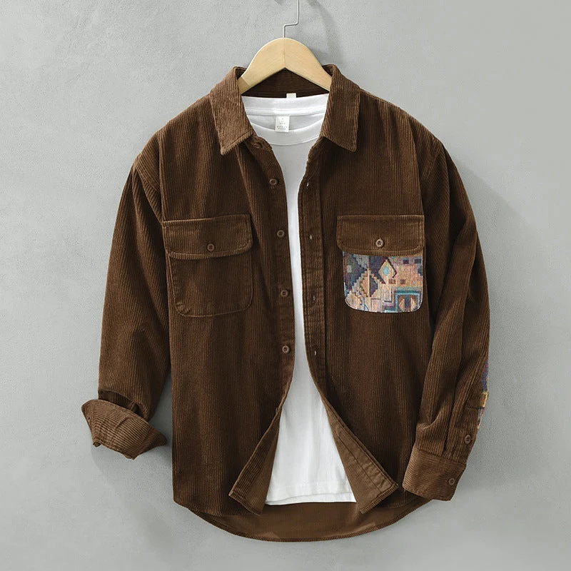 Langarmhemd Herren | Vintage Look & Robuste Verarbeitung