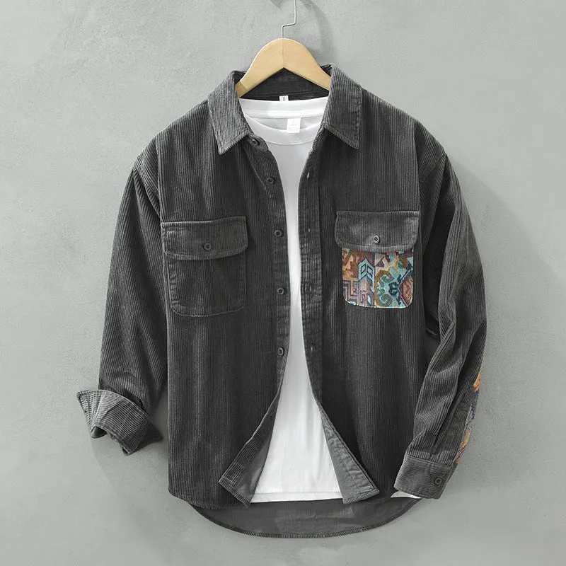 Langarmhemd Herren | Vintage Look & Robuste Verarbeitung