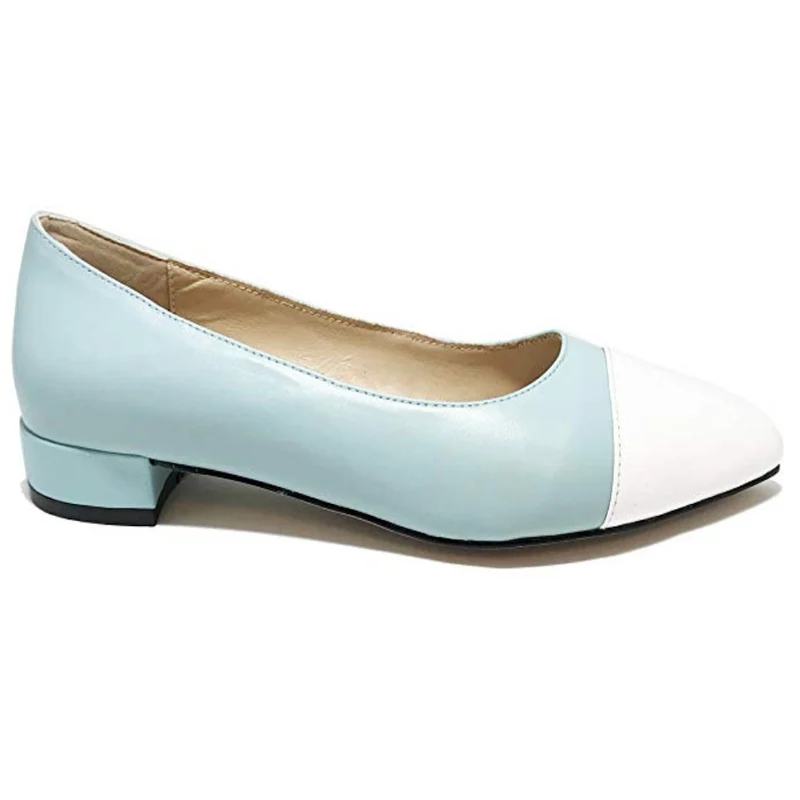 YULL – Pimlico – Mint – Leder-Designer-Flats