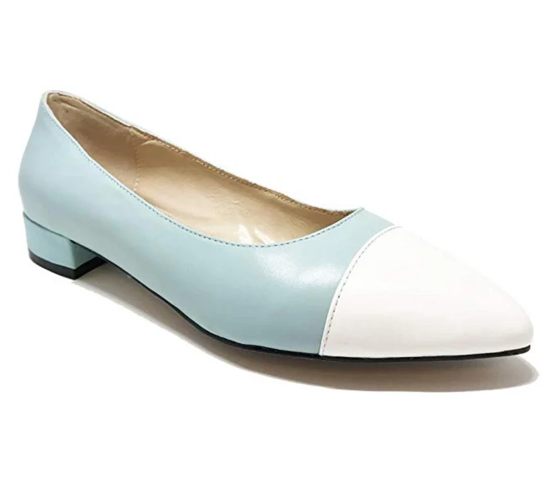 YULL – Pimlico – Mint – Leder-Designer-Flats