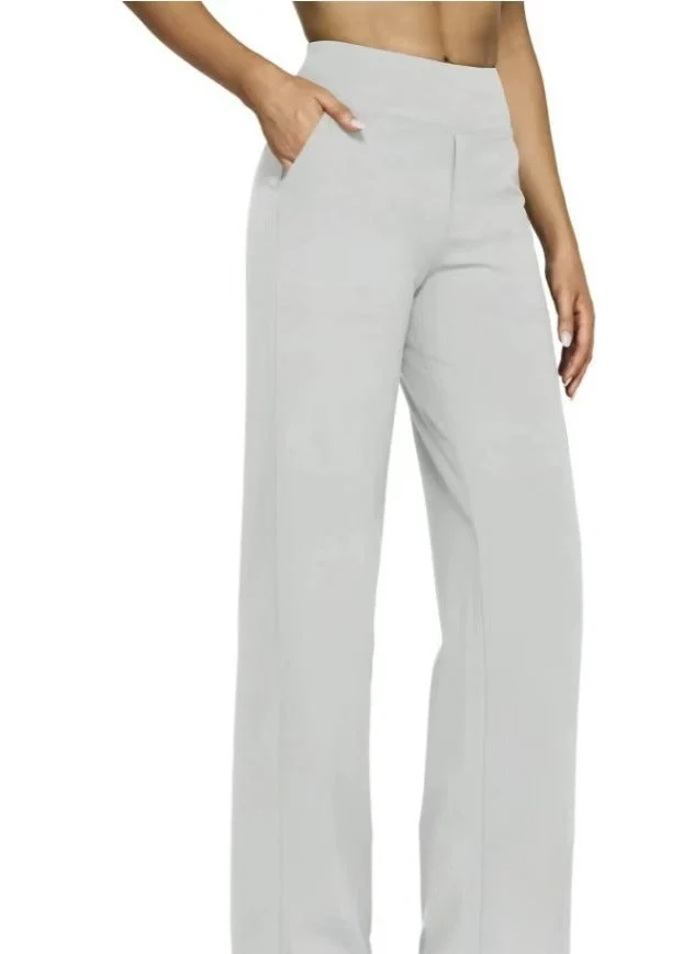 Hose Damen | High Waist Weithose mit Taschen