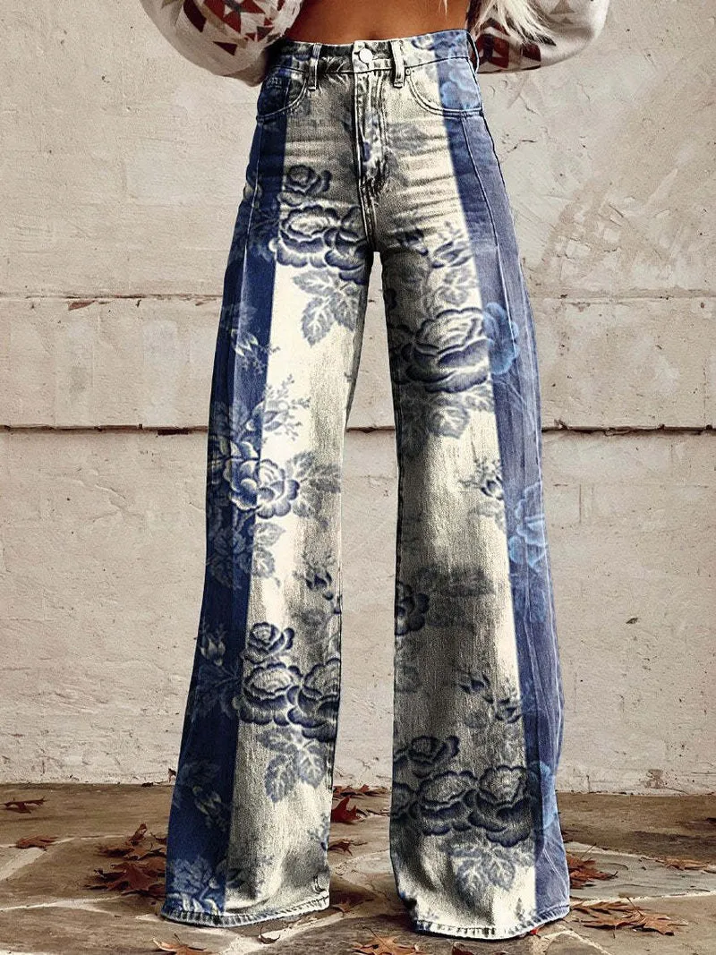 Julia | Bequeme Damenhose mit Streifen für Alltag und Freizeit