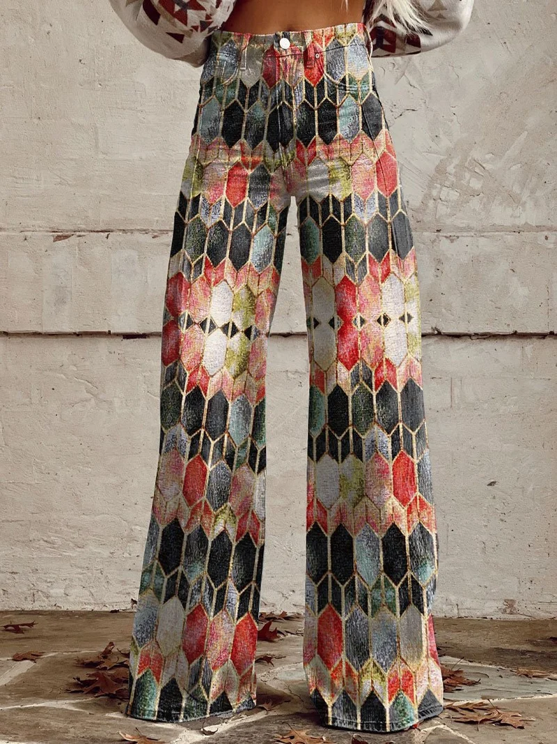 Julia | Bequeme Damenhose mit Streifen für Alltag und Freizeit