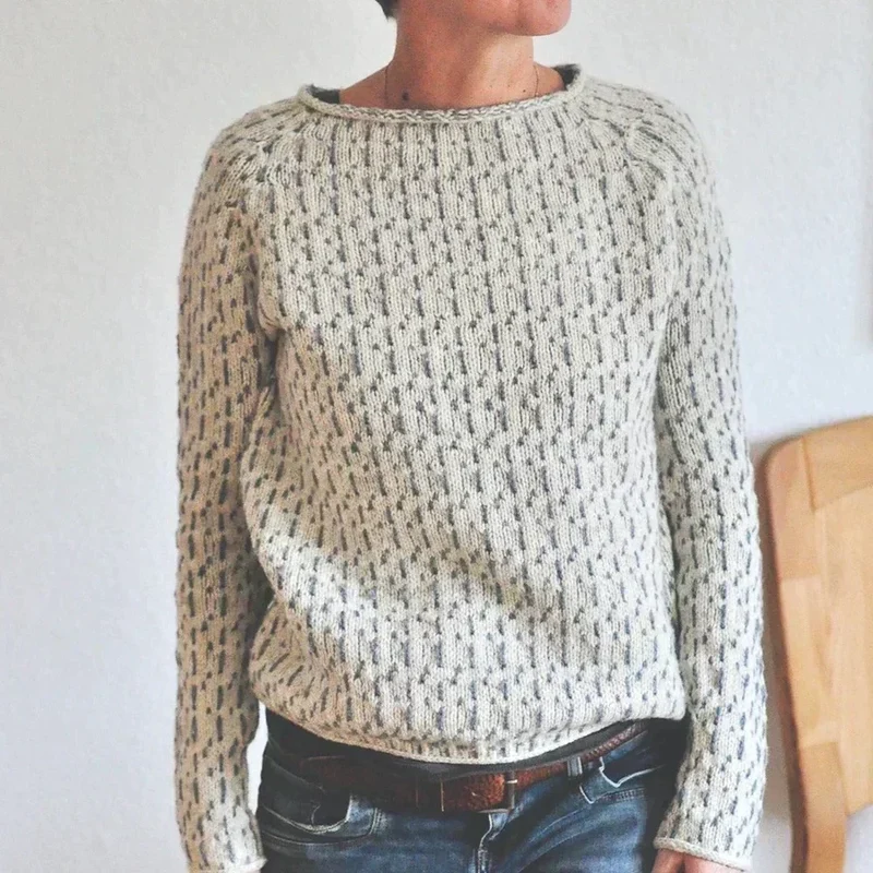 Doris | Damen Strickpullover mit Lockerer Passform