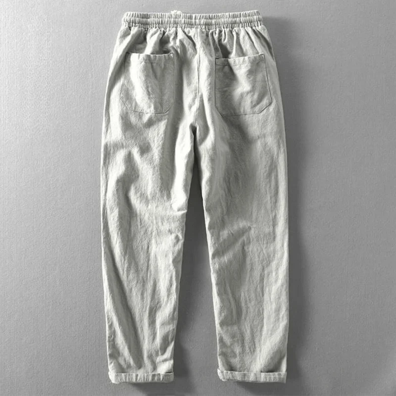 Leinenhose Herren | Kordelzugbund & Bequemer Sitz