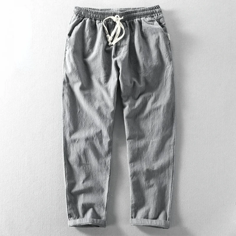 Leinenhose Herren | Kordelzugbund & Bequemer Sitz