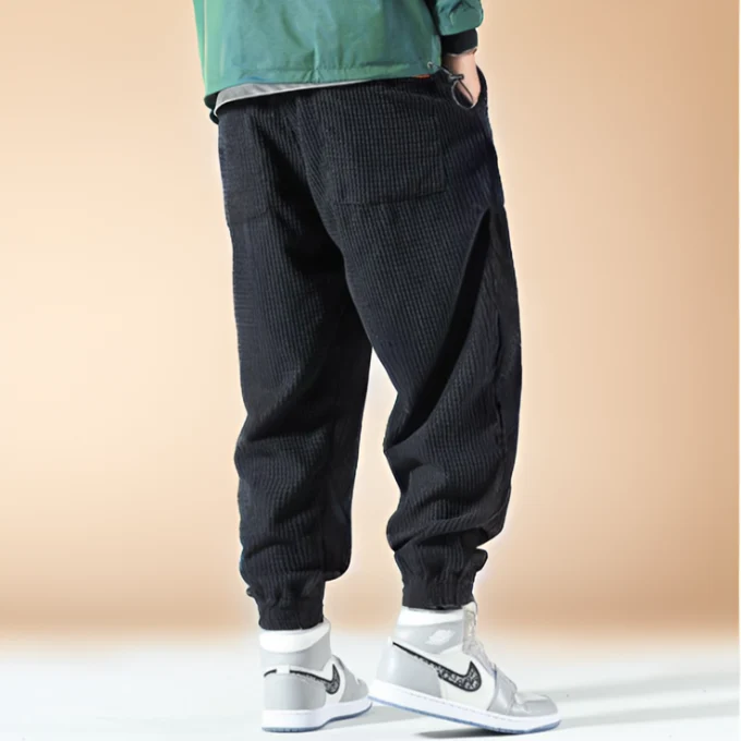 Theo | Oslo Cordhose Sweatpants für stilbewusste Herren