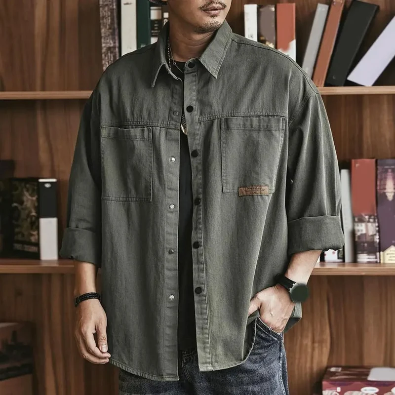 Georg | Vintage Vibe Hemd mit klarer Silhouette