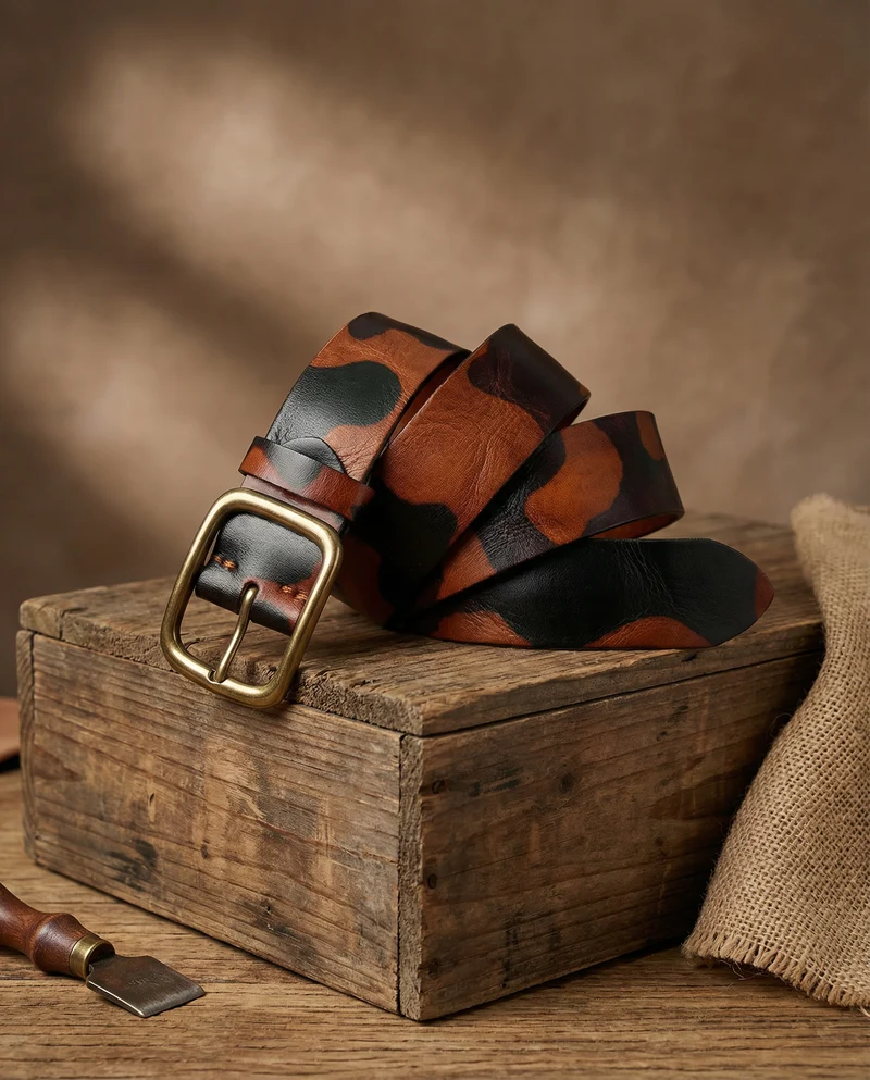 Anton | Eleganter Rindsleder Gürtel klassisch