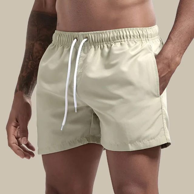 Badeshorts Herren | Schnelltrocknend & Bequemer Elastikbund