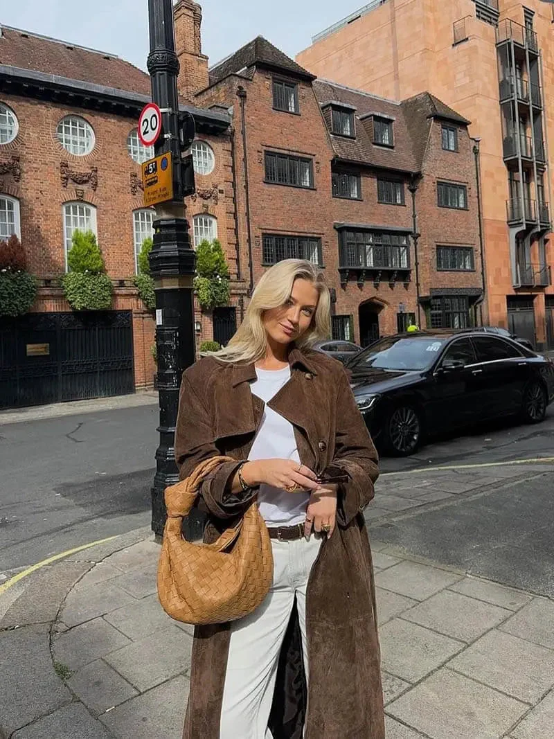 Trenchcoat Damen | Taillierender Gürtel & Zeitlos Elegant