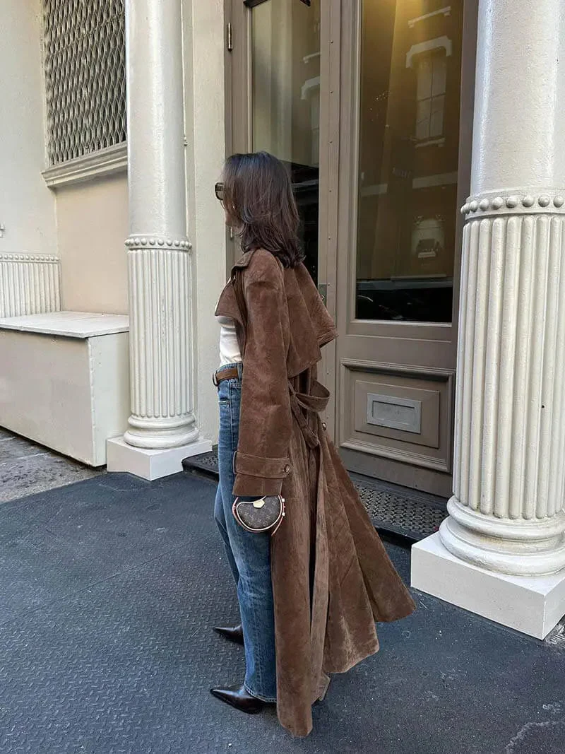 Trenchcoat Damen | Taillierender Gürtel & Zeitlos Elegant